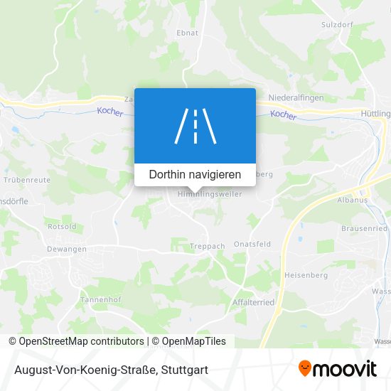 August-Von-Koenig-Straße Karte