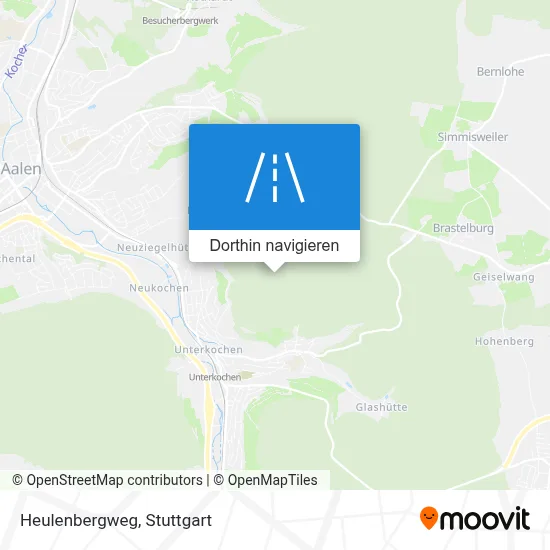 Heulenbergweg Karte