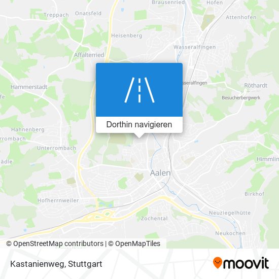 Kastanienweg Karte