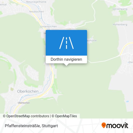 Pfaffensteinsträßle Karte
