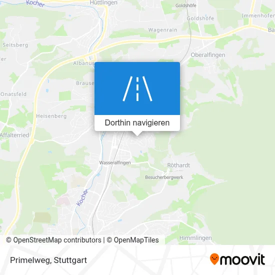 Primelweg Karte