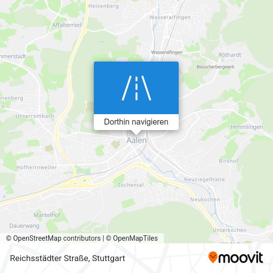 Reichsstädter Straße Karte
