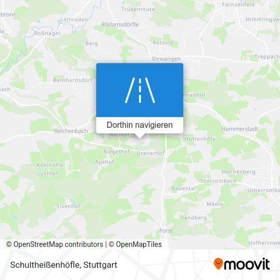 Schultheißenhöfle Karte