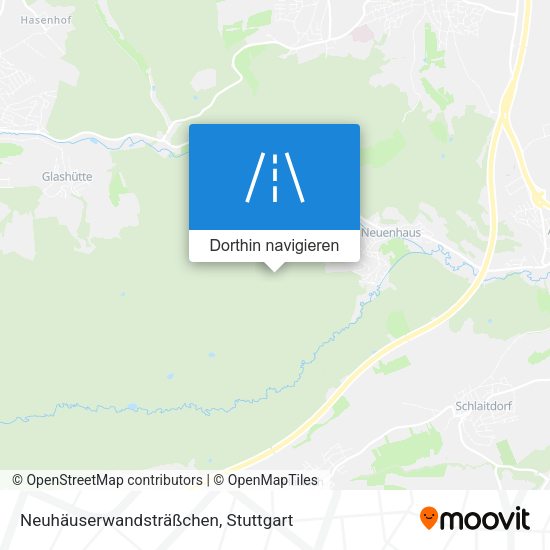 Neuhäuserwandsträßchen Karte
