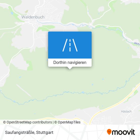 Saufangsträßle Karte
