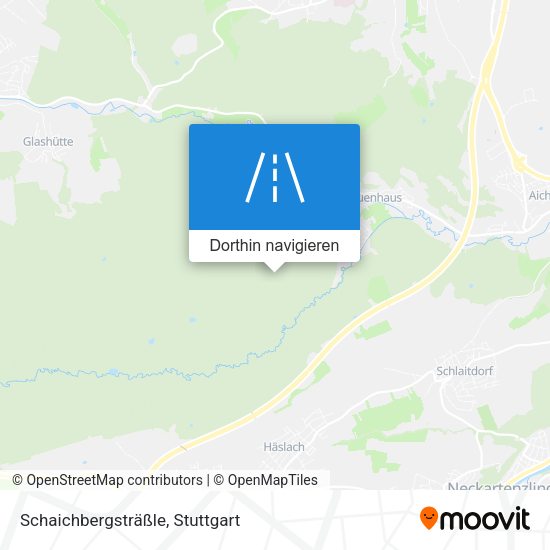 Schaichbergsträßle Karte