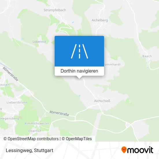 Lessingweg Karte