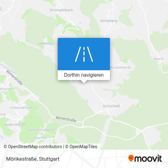 Mörikestraße Karte