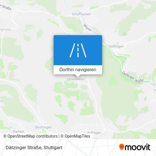 Dätzinger Straße Karte