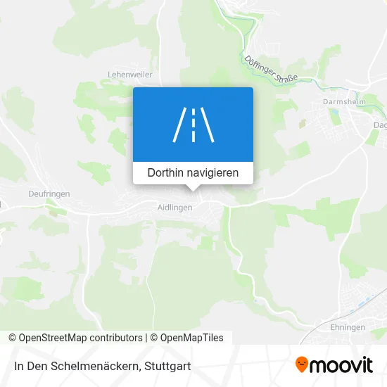 In Den Schelmenäckern Karte