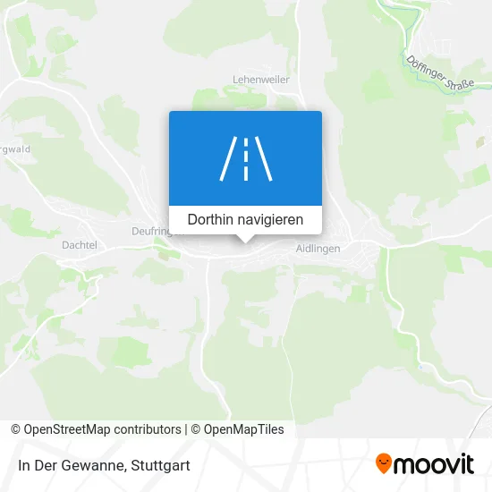 In Der Gewanne Karte