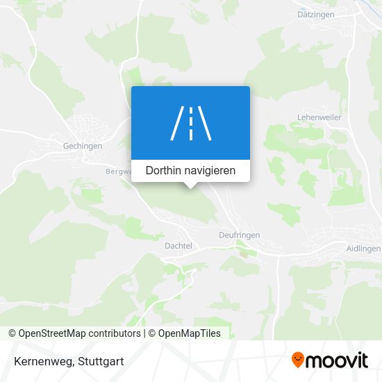 Kernenweg Karte