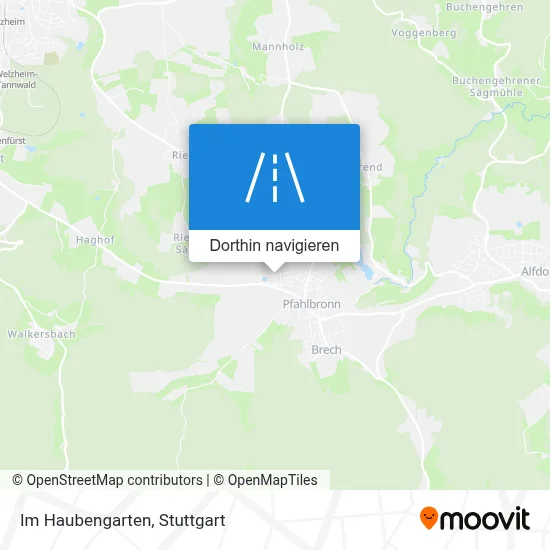 Im Haubengarten Karte