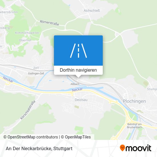 An Der Neckarbrücke Karte