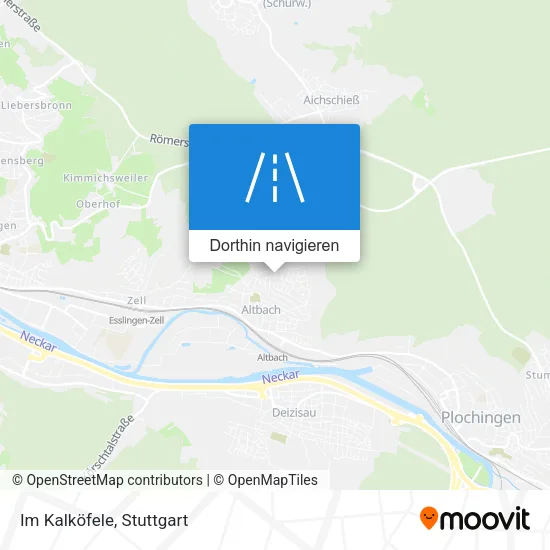Im Kalköfele Karte