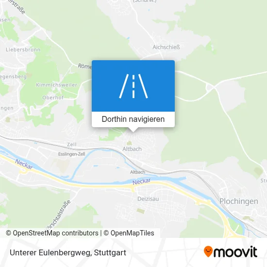 Unterer Eulenbergweg Karte