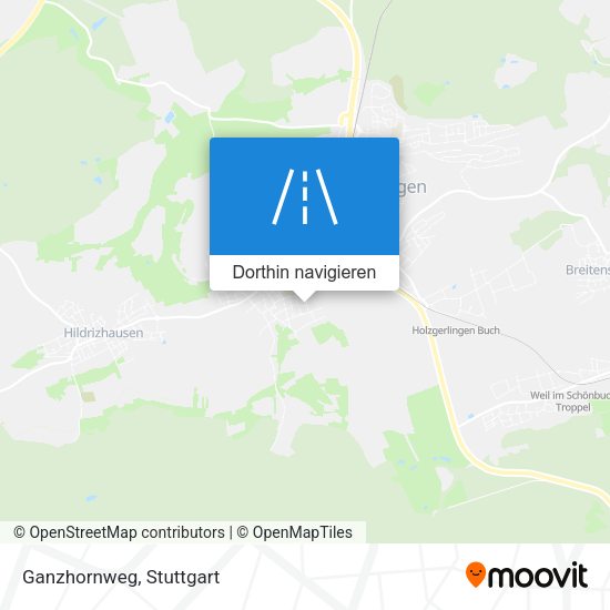 Ganzhornweg Karte