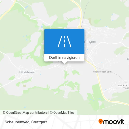 Scheunenweg Karte