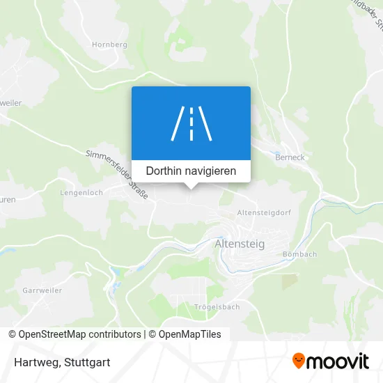 Hartweg Karte