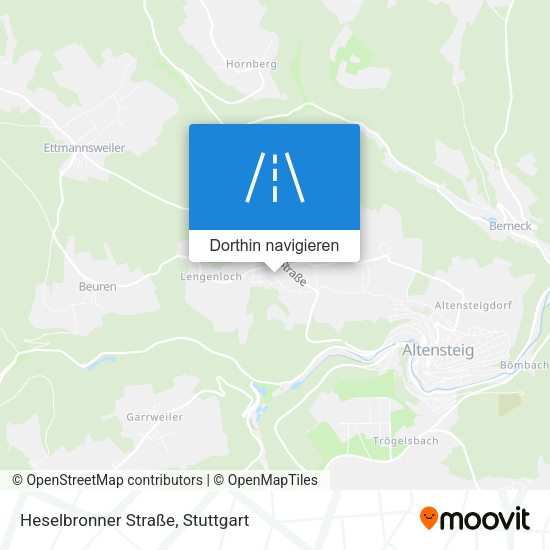 Heselbronner Straße Karte