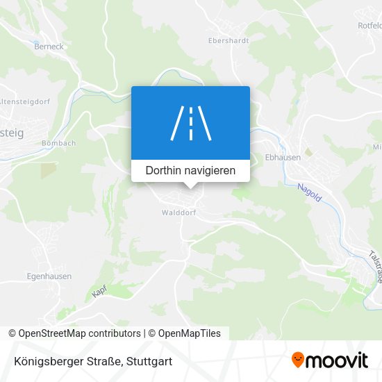 Königsberger Straße Karte