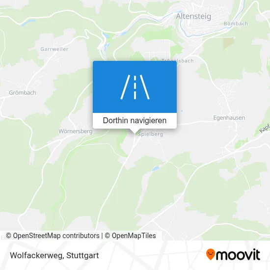 Wolfackerweg Karte
