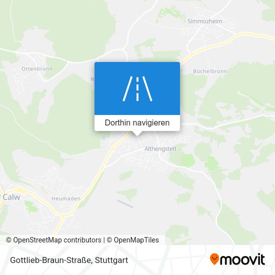 Gottlieb-Braun-Straße Karte