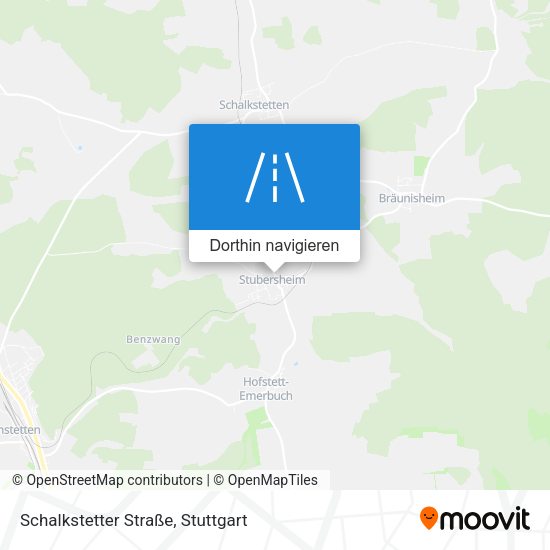 Schalkstetter Straße Karte