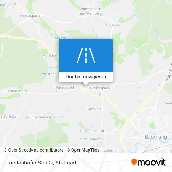 Fürstenhofer Straße Karte