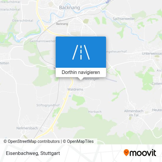 Eisenbachweg Karte