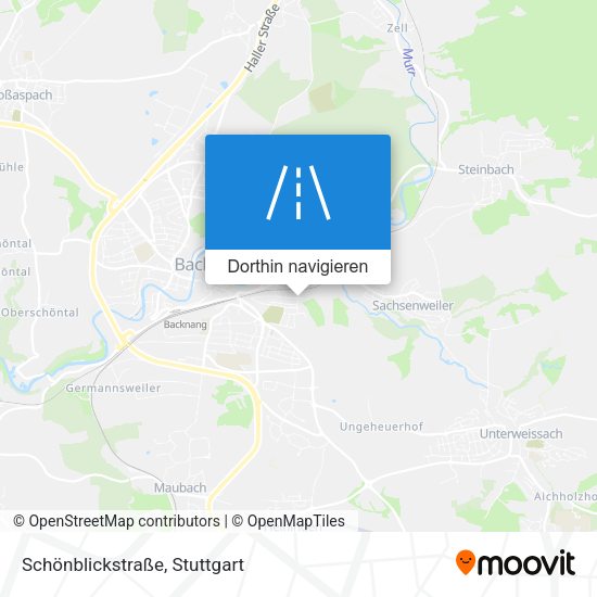 Schönblickstraße Karte