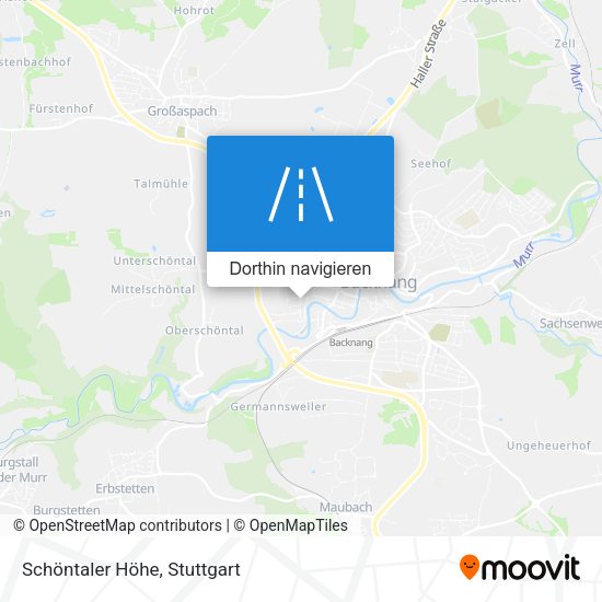 Schöntaler Höhe Karte