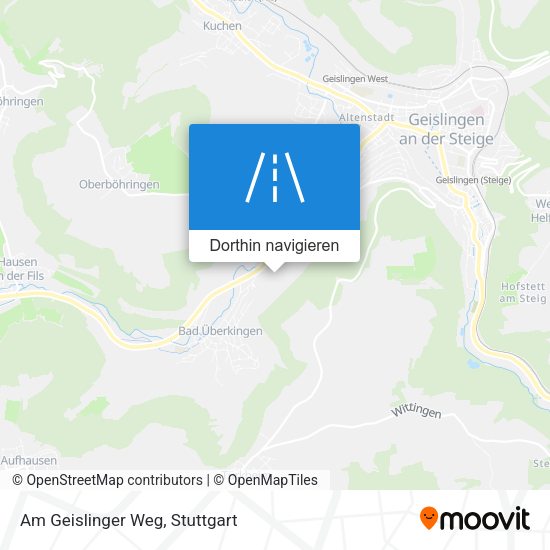 Am Geislinger Weg Karte