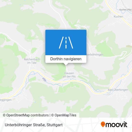Unterböhringer Straße Karte