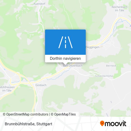 Brunnbühlstraße Karte