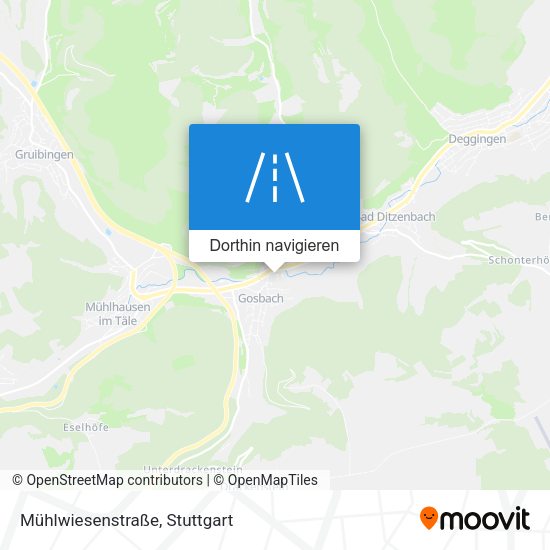 Mühlwiesenstraße Karte