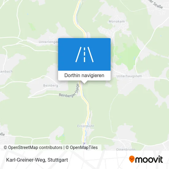 Karl-Greiner-Weg Karte