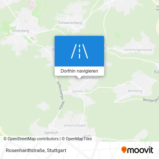 Rosenhardtstraße Karte