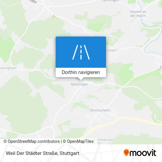 Weil Der Städter Straße Karte
