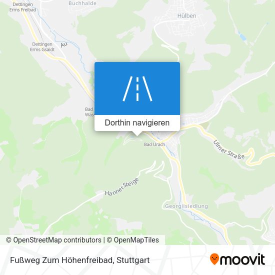 Fußweg Zum Höhenfreibad Karte