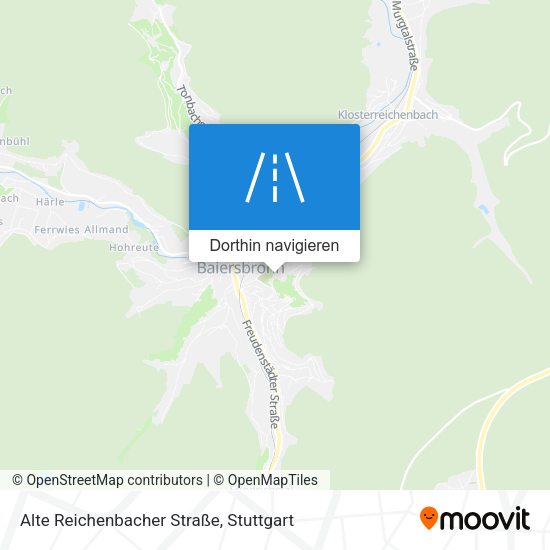 Alte Reichenbacher Straße Karte