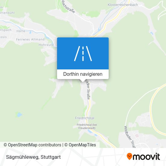 Sägmühleweg Karte