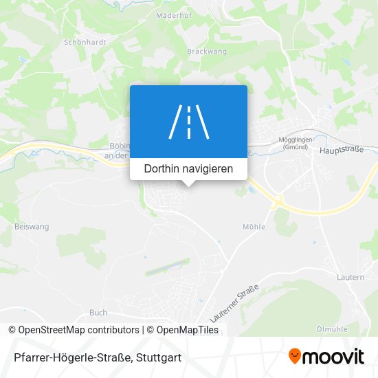 Pfarrer-Högerle-Straße Karte