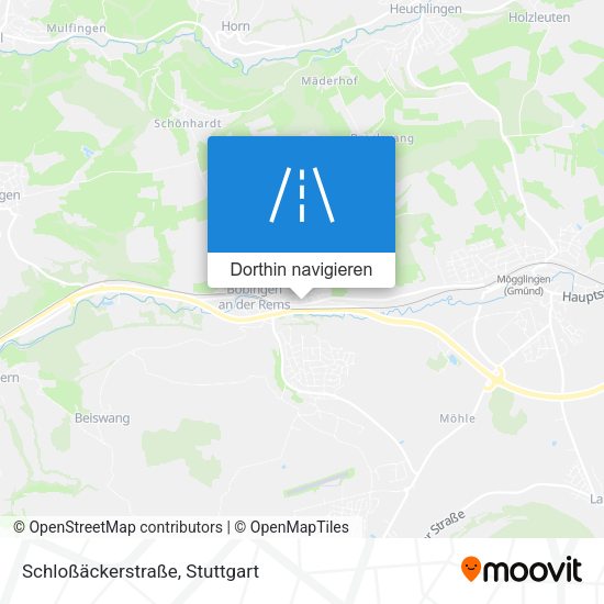 Schloßäckerstraße Karte