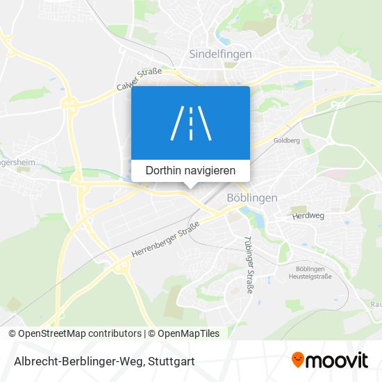Albrecht-Berblinger-Weg Karte
