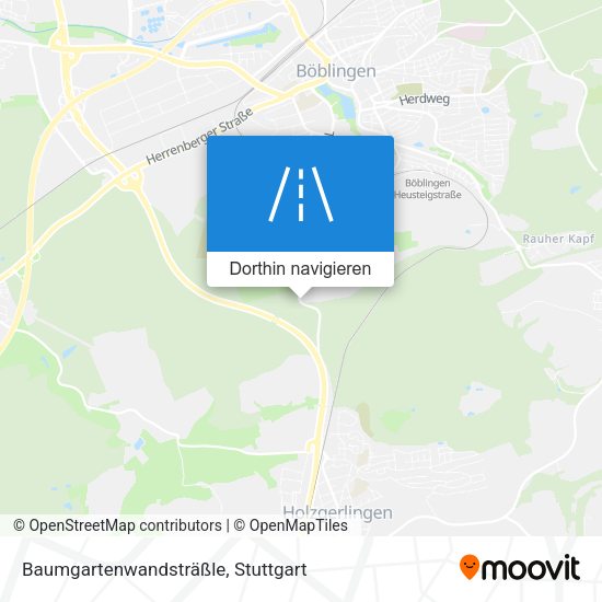Baumgartenwandsträßle Karte