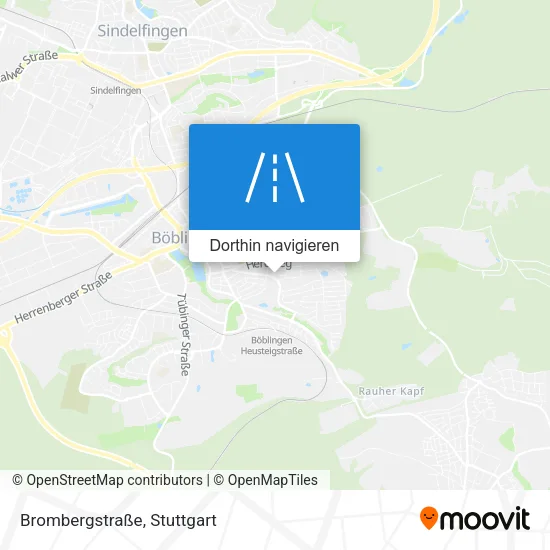 Brombergstraße Karte