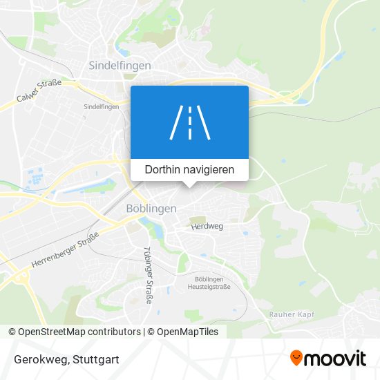 Gerokweg Karte