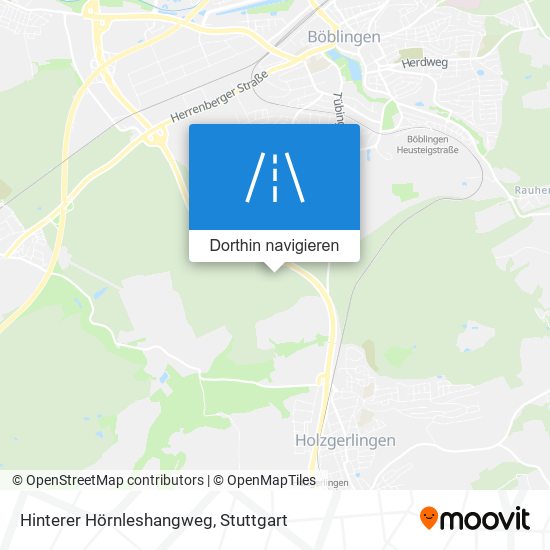 Hinterer Hörnleshangweg Karte