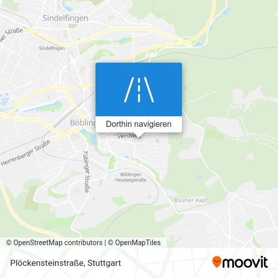 Plöckensteinstraße Karte